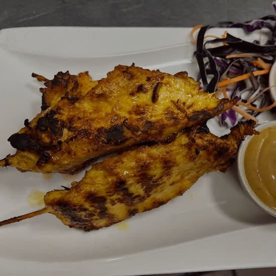 Kids Chicken Satay.
